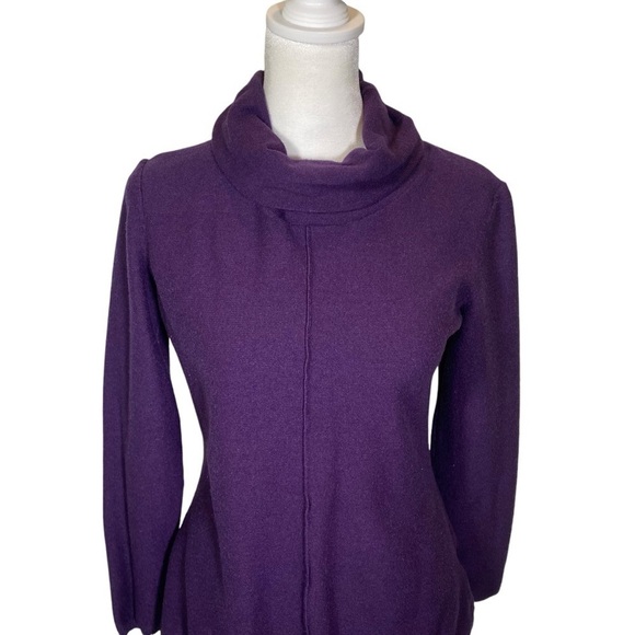 Calvin Klein Jeans Purple Turtleneck Viscose Blend Sweater Women's Size Small S - Picture 6 of 8
